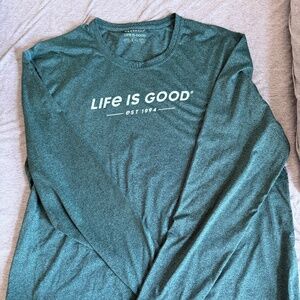 Life Is Good long sleeve crusher tee crusher tee shirt
